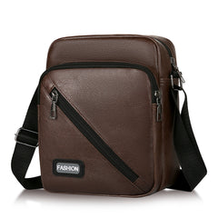 Men's PU Leather Bag Shoulder Bag Business Casual Large Capacity Messenger Bag