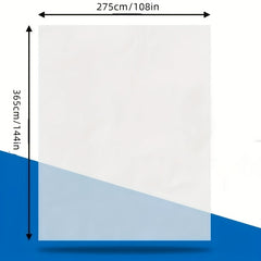Clear Plastic Drop Cloth 9x12 Feet Waterproof Dust Proof Furniture Cover Tarps