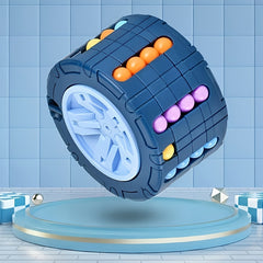 3D Cube Puzzle Toy Spin and Slide Game Early Education Skills Development