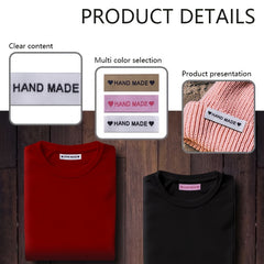 30pcs Personalized With Love Woven Sewing Labels for Clothing Garment