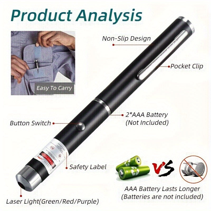 Outdoor Three Laser Pointer Flashlight for Pets