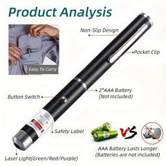 Outdoor Three Laser Pointer Flashlight for Pets