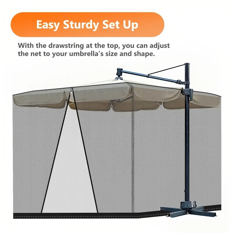 Outdoor Screen Hanging Tent Mosquito Net For Patio Umbrella