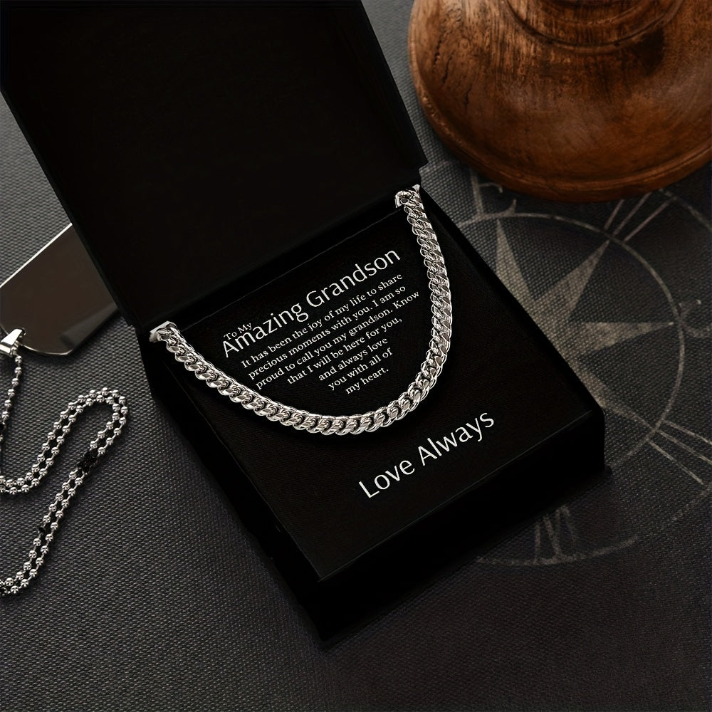 Hip Hop Style Chain Necklace Stainless Steel Decorative Accessories