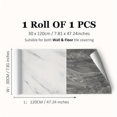 Waterproof Marble Floor Stickers Non-slip Tile Stickers