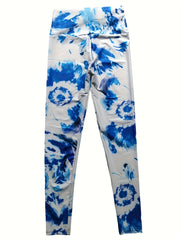 Tie Dye Print High Waist Yoga Legging Women's Activewear