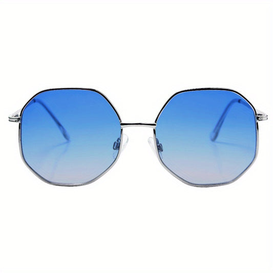 Metal Tinted Lens Sunglasses UV Protection