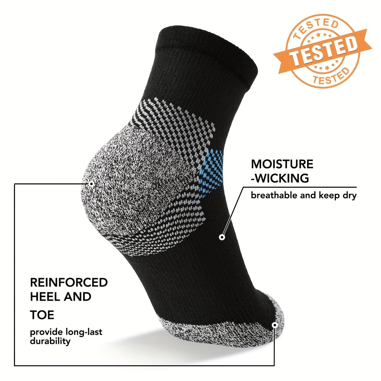 Compression Socks for Men Improve Circulation Reduce Pain & Swelling