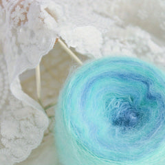 Dreamy Rainbow Long Mohair DIY Knitting Crocheting Soft Accessories
