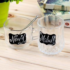 Glass Bottle Label Sticker Small Blackboard Label Decorative Message