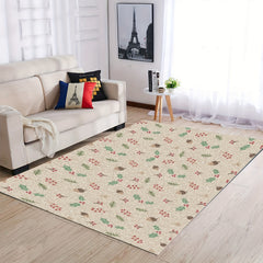 Christmas Tree Kitchen Rug Washable Christmas Door Mat Living Room Carpet