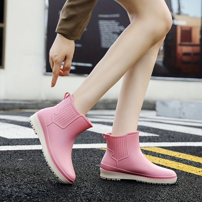 Waterproof Lightweight Ankle Rain Boots