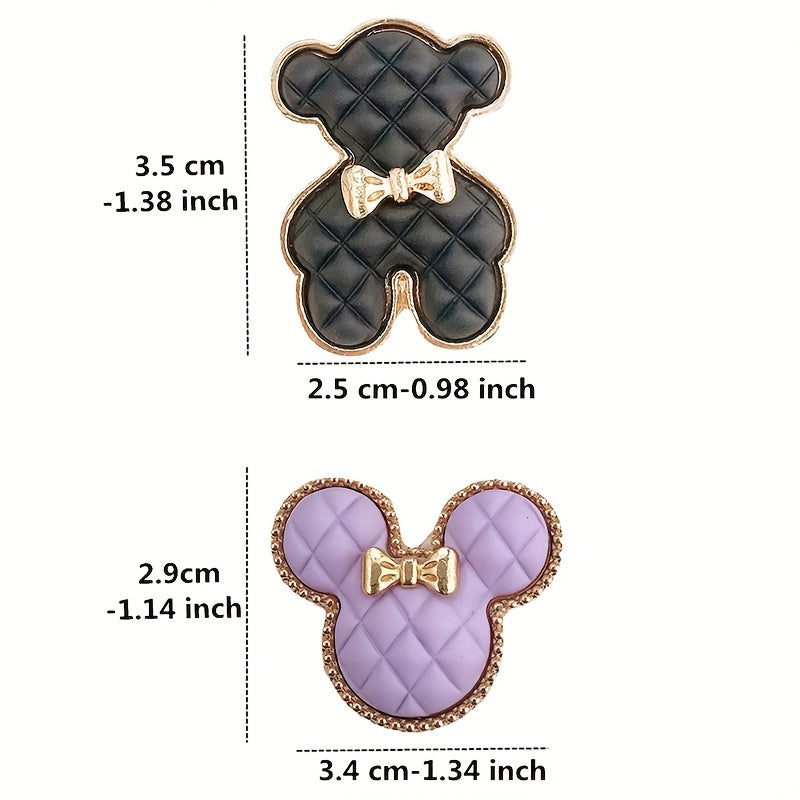 1pc Jewelry Shoe Charms Metal Buckle Decor Accessories For Girls Children Party