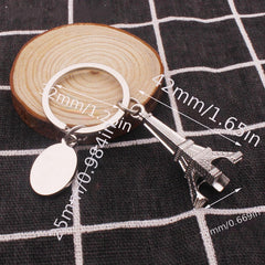 Mini Eiffel Tower Model Keychain Bag Pendant Keyring Keyfob Key Chain Jewelry