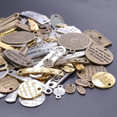 Vintage Zinc Alloy Charms Pendants for Jewelry Accessories