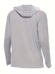 Men's Sun Protection Hoodie Long Sleeve Quick Dry Top