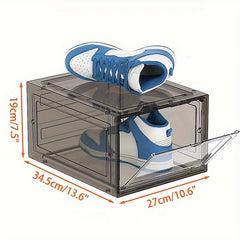 1pc Plastic Shoes Box Transparent Dustproof Shoes Box Men Women Shoes Cabinet