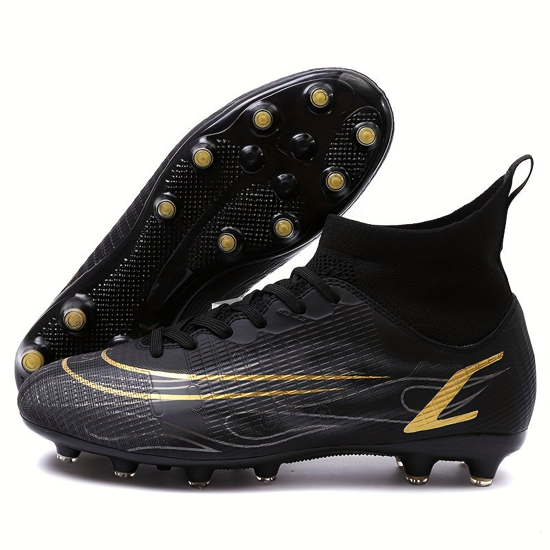 Boy's Non Slip AG Football Cleat Outdoor Soccer Shoe