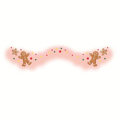 Gingerbread Man Christmas Tree Decoration Face Mask