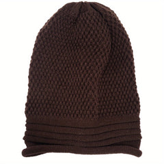 Oversized Slouchy Baggy Beanie Solid Knit Hat Women Ski Cap