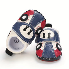 Cartoon Car Sneakers Baby Boys Lightweight Non Slip Shoes Spring Autumn