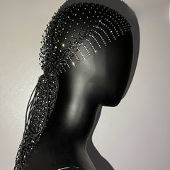 Mesh Headscarf European Style Nightclub Music Party