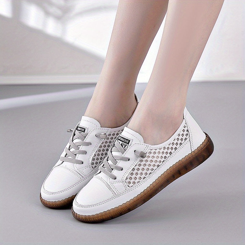 Women's Hollow Out Lace Up Mesh Shoes