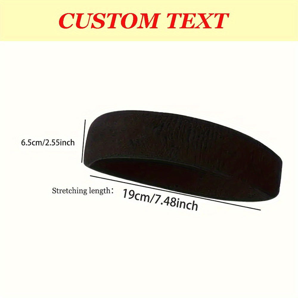 2pcs Custom Unisex Hair Band Headbands for Sports & Gym