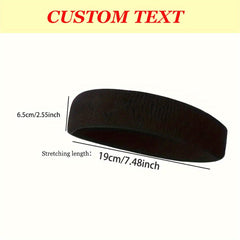 2pcs Custom Unisex Hair Band Headbands for Sports & Gym