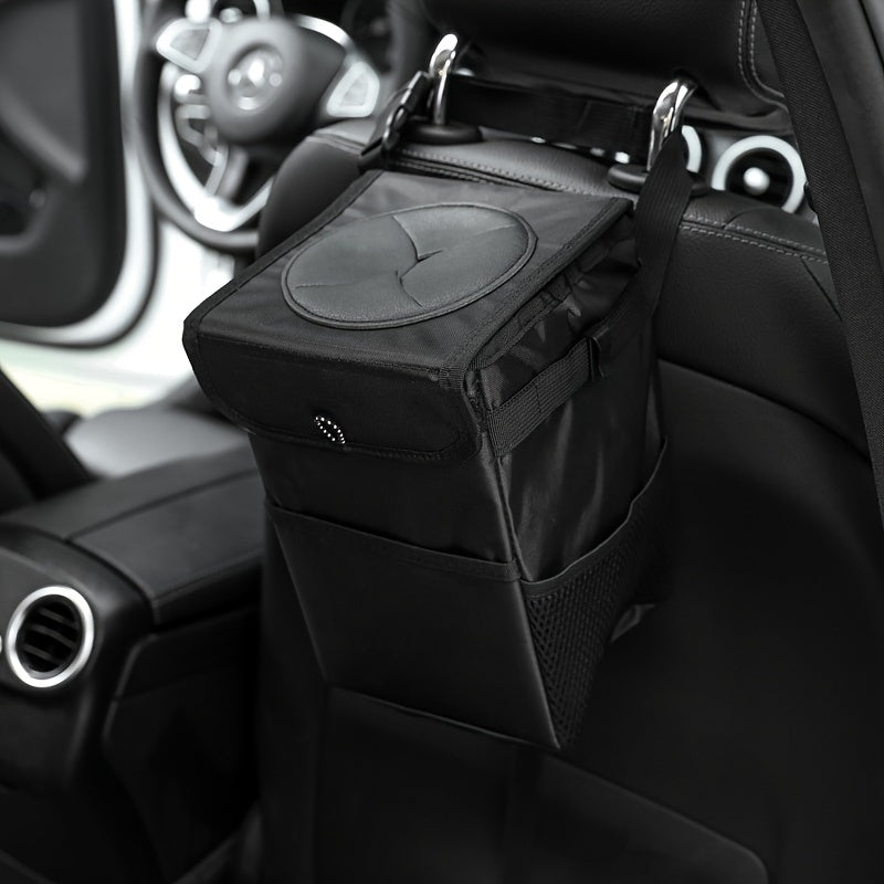 Foldable Waterproof Car Garbage Bin Car Trash Bag Car Interior Supplies