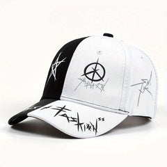 Pentagram Graffiti Baseball Cap Hip Hop Block Cotton Dad Hats