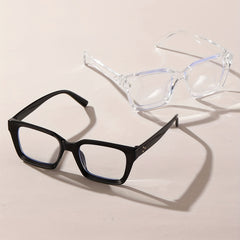 Clear Lens Glasses Square Eyewear Anti Light Eyeglasses