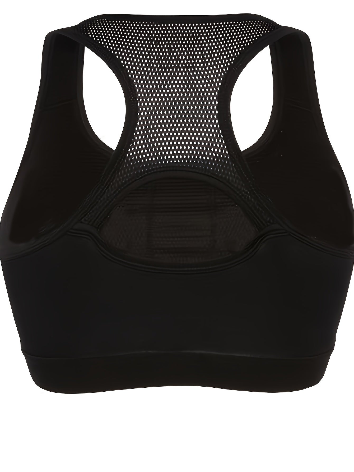 Mesh Stitching Sports Yoga Bra Racerback Running Workout Fitness Bra