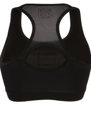 Mesh Stitching Sports Yoga Bra Racerback Running Workout Fitness Bra
