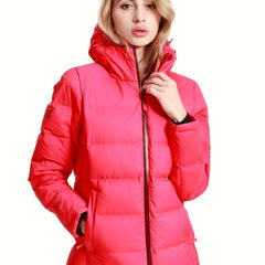 Women's Thermal Hooded Puffer Coat Windproof Outwear