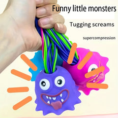 1pc Scream Little Monster Decompression Venting Strange Small Toy Halloween Gift