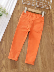 Toddler Girls Skinny Jeans High Waisted Stretch Denim Pants