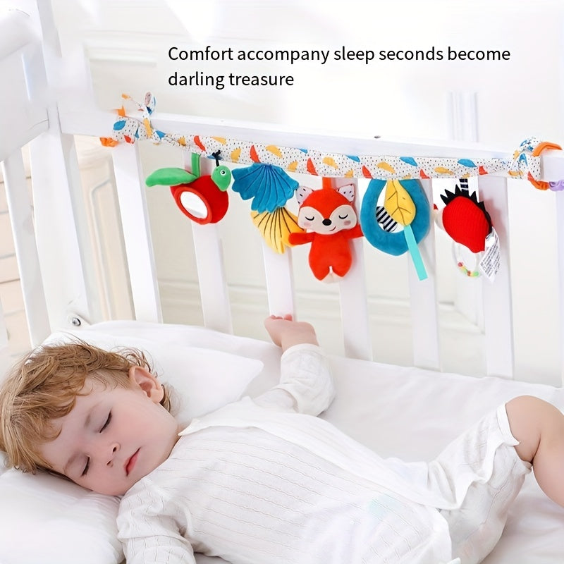 Adorable Plush Stroller Pendant for Newborns