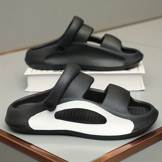 Boys Thickened Bottom Slippers Non Slip Lightweight Open Toe Slippers