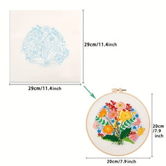 DIY Knitting Crochet Embroidery Kit for Beginners