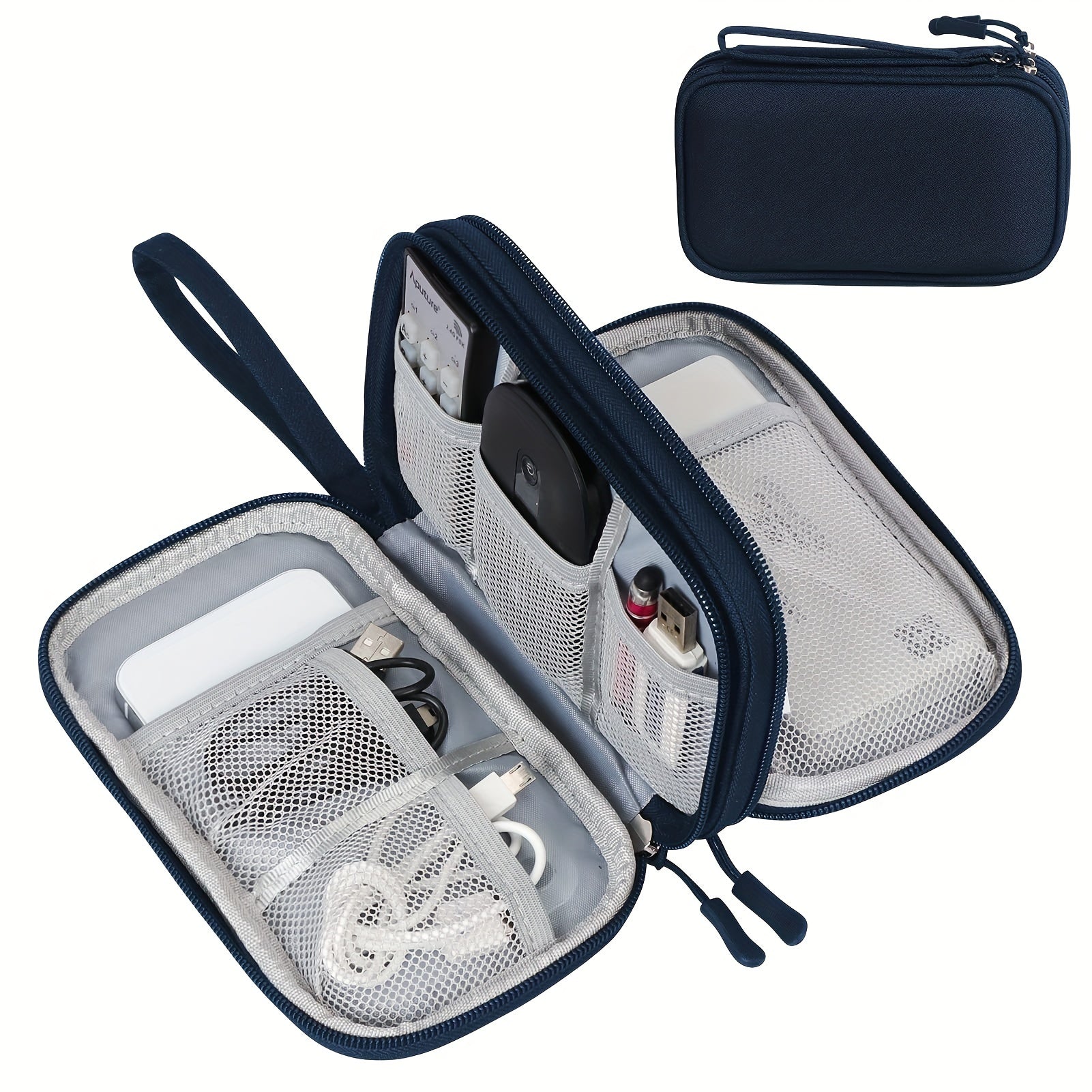 Travel Cable Organizer Bag Pouch Electronic Accessories Carry Case