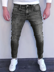Men's Slim Denim Pants for Spring Summer