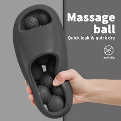 Men's Massage Ball Cloud Slides Leak Quick Dry Slippers