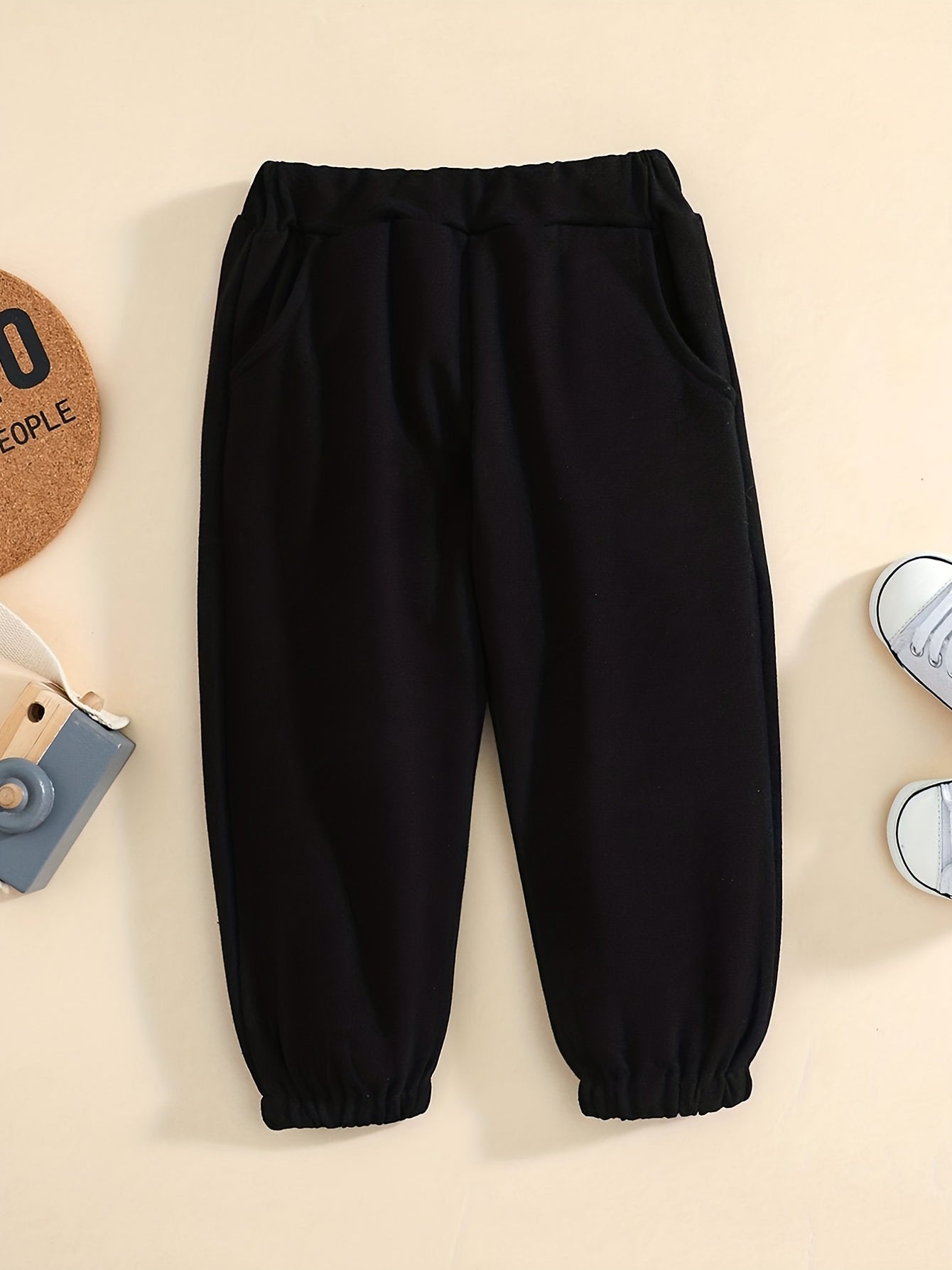 Baby Girl s Solid Tunic Sweatpants Kid s Casual Trousers