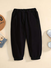 Baby Girl s Solid Tunic Sweatpants Kid s Casual Trousers