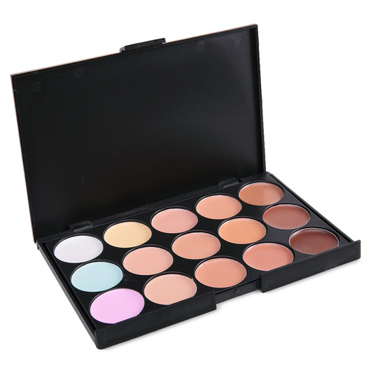Pro 15 Colors Contouring Kit Cream Concealer Makeup Palette