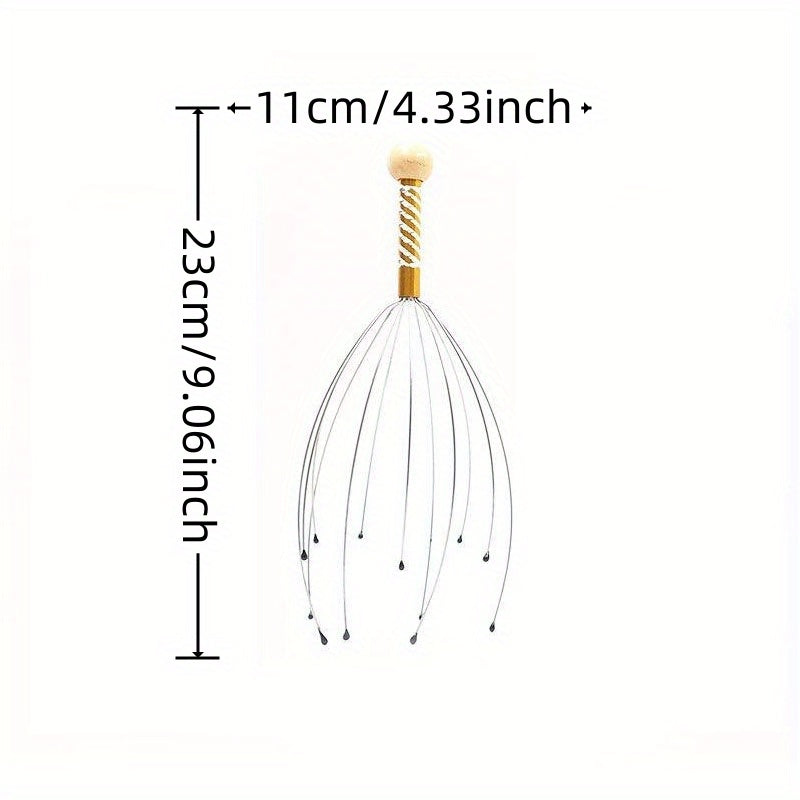 Octopus Head Massager For Scalp Massage Yoga Scratching