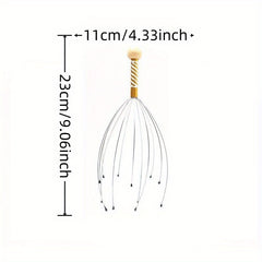 Octopus Head Massager For Scalp Massage Yoga Scratching