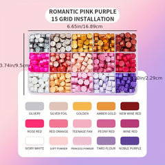 Colored Wax Pellets Sealing Beads Craft Wedding