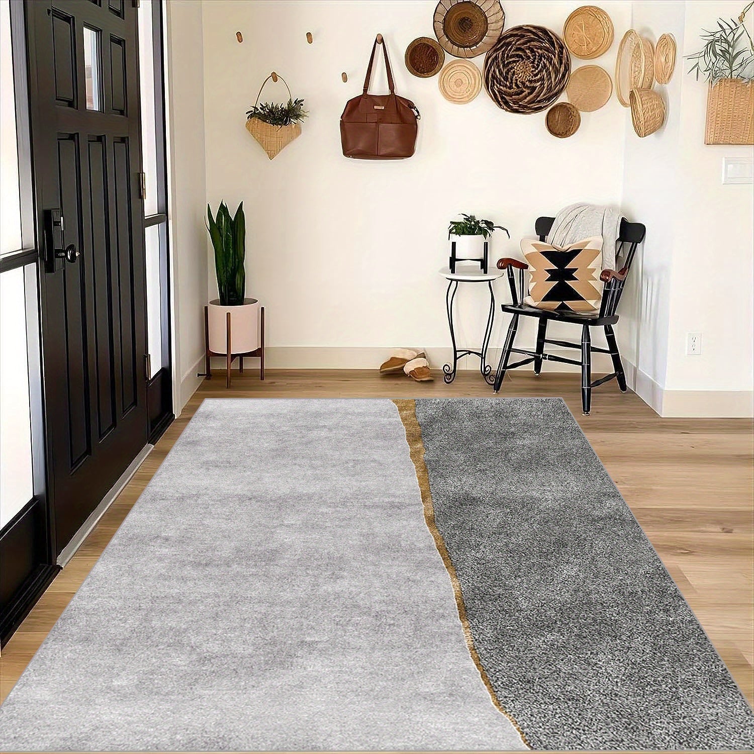 Soft Faux Sheepskin Floor Mat For Living Room Bedroom
